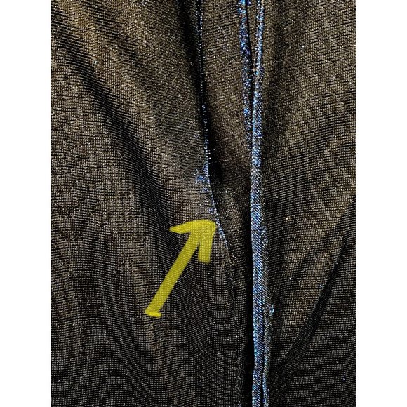 Blondie Nites Womens Midnight Blue Halter Neck Dress with Rhinestone Embellishme - Picture 7 of 10